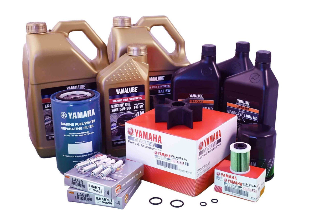 Yamaha XF425 100 Hour Service Maintenance Kit With Cooling - Yamalube 5W-30 Synthetic - All Models