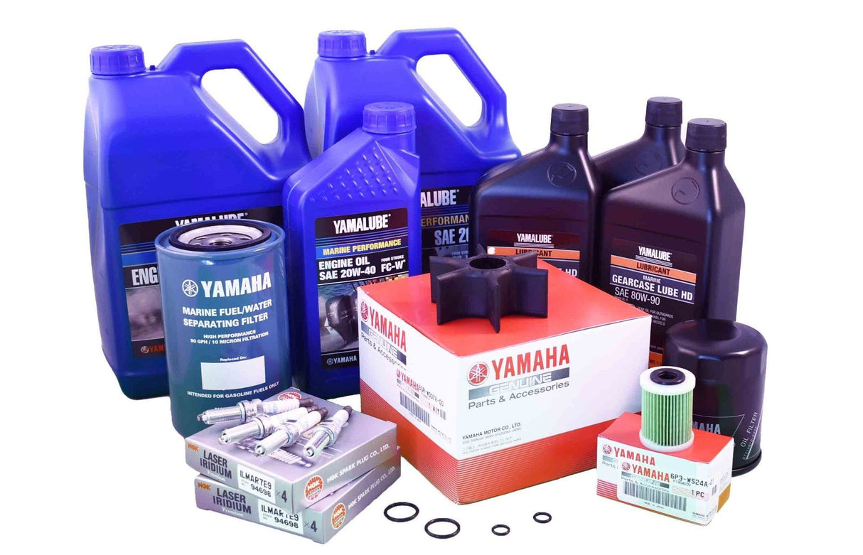 Yamaha XF245 100 Hour Service Maintenance Kit With Cooling - Yamalube 20W-40 - All Models