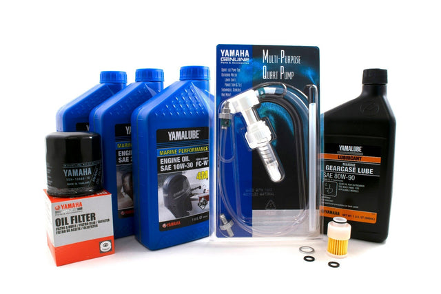 Yamaha F50 20 Hour Service Maintenance Kit - Yamalube 10W-30 - 2005