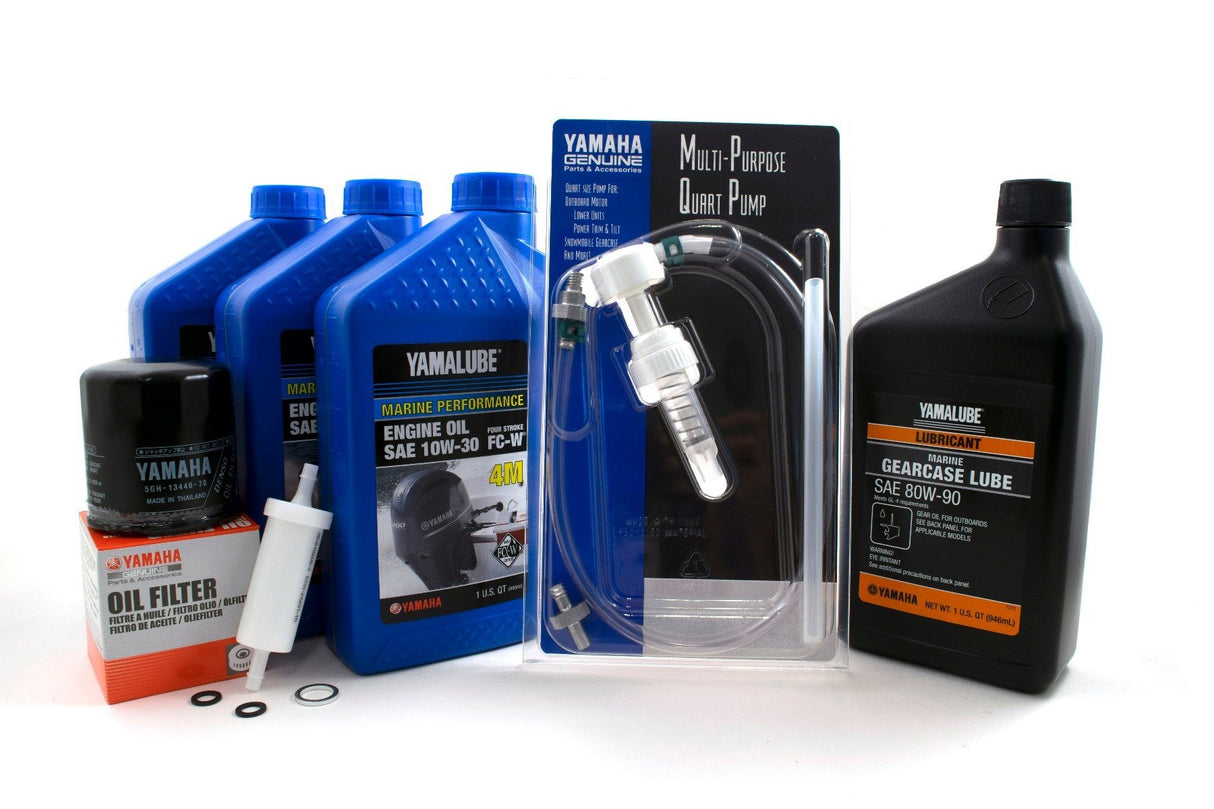 Yamaha F40, F40B 20 Hour Service Maintenance Kit Yamalube 10W-30 - 2001-2008