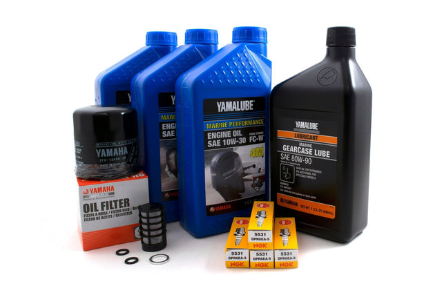 Yamaha F40 100 Hour Service Maintenance Kit Yamalube 10W-30 - 1999