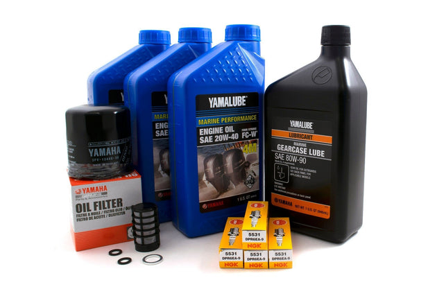 Yamaha F40 100 Hour Service Maintenance Kit Yamalube 20W-40 - 1999