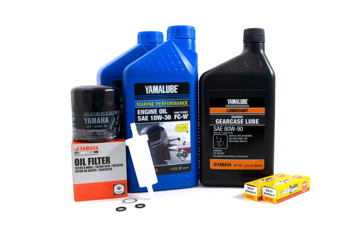 Yamaha F25 100 Hour Service Maintenance Kit Yamalube 10W-30 - 1998-1999