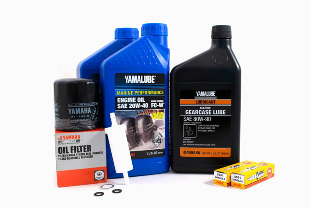 Yamaha F25 100 Hour Service Maintenance Kit Yamalube 20W-40 - 1998-1999