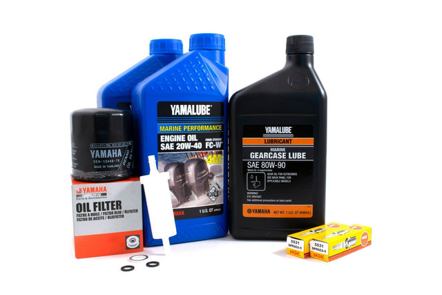 Yamaha F25 100 Hour Service Maintenance Kit Yamalube 20W-40 - 2000-2004