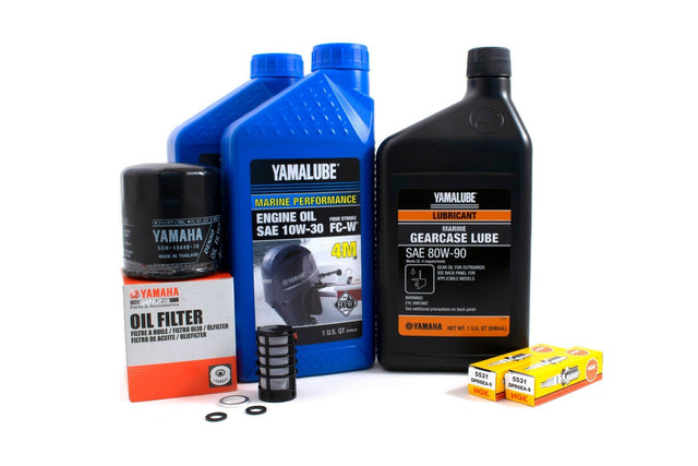 Yamaha F25 100 Hour Service Maintenance Kit Yamalube 10W-30 - 2005