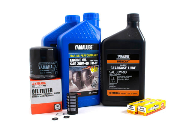 Yamaha F25 100 Hour Service Maintenance Kit Yamalube 20W-40 - 2005