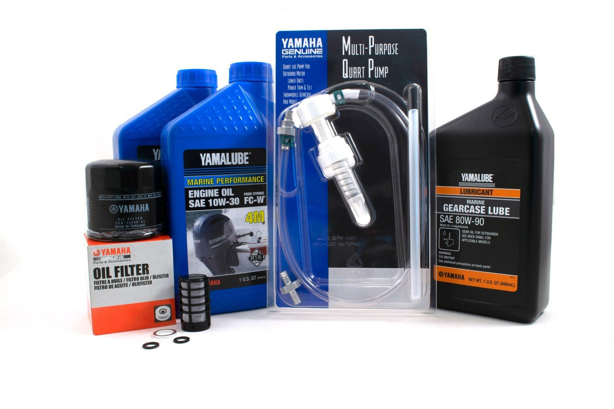 Yamaha F25A 20 Hour Service Maintenance Kit Yamalube 10W-30 - 2009-2019