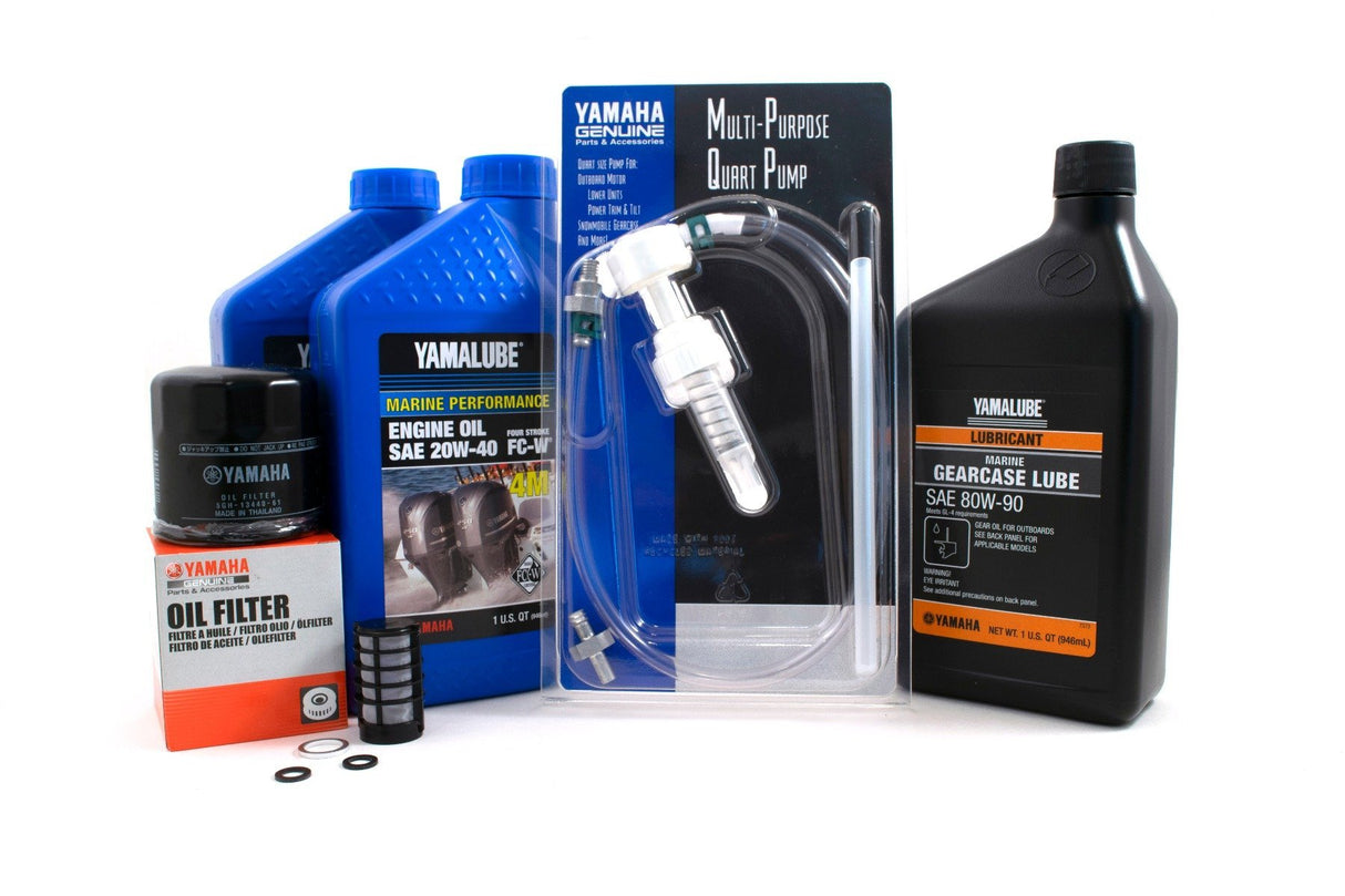 Yamaha F25A 20 Hour Service Maintenance Kit Yamalube 20W-40 - 2009-2019