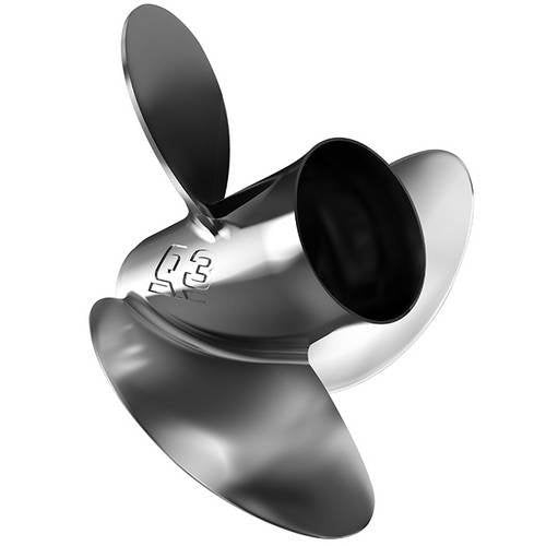 Mercury - Quicksilver Q3 Propeller - 3-Blade - 90 - 400 HP - 16 Dia. - 11 Pitch - 48-8M0103516