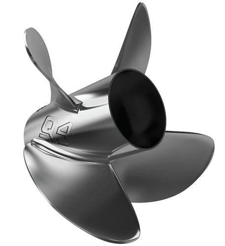 Mercury - Quicksilver Q4 Propeller - 4-Blade - 40 - 125 HP - 14 Dia. - 13 Pitch - 48-8M0055559