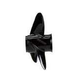 Mercury - Black Diamond Quicksilver Propeller - 3-Blade - 85 to 140 HP Evinrude - Johnson V-4 - 14 Dia. - 13 Pitch - QA3832X