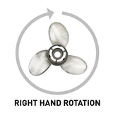 Mercury - Thunderbolt Propeller - 3-Blade - 90 to 400 HP - 15.5 Dia. - 17 Pitch - QS5005X