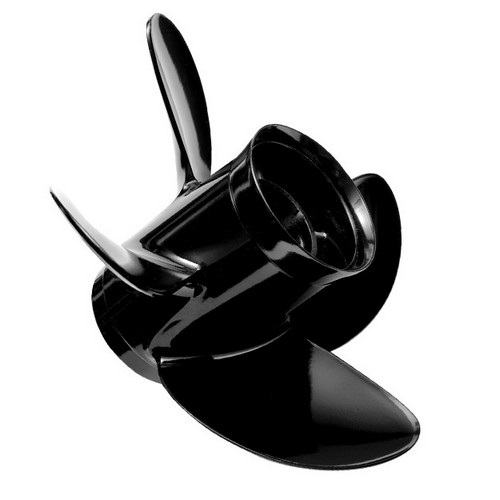 Mercury - Nemesis Quicksilver Propeller - 4-Blade - 25 to 30 HP 4-Stroke (2005 and earlier) - 40 to 60 HP 2-Stroke and 4-Stroke w/ Standard Gearcases - 10.6 Dia. - 11 Pitch - 48-8M8027510