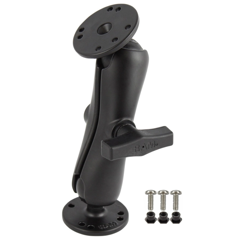 RAM Mount - Double Socket Arm for Garmin Fixed Mount GPS - 1.5" - RAM-101-G2U