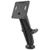 RAM Mount - 1.5" Diameter Ball Mount w/Long Double Socket Arm, 2.5" Round Base &(AMPs) & 3.625" Square Base (VESA) - RAM-101U-D-2461