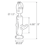 RAM Mount - Trolling Motor Stabilizer with Universal Strap Base - RAM-108U