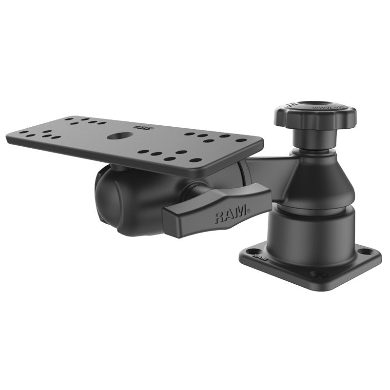 RAM Mount - Horizontal Single Arm Ball Mount - Gimbal Bracket - RAM-109HSB