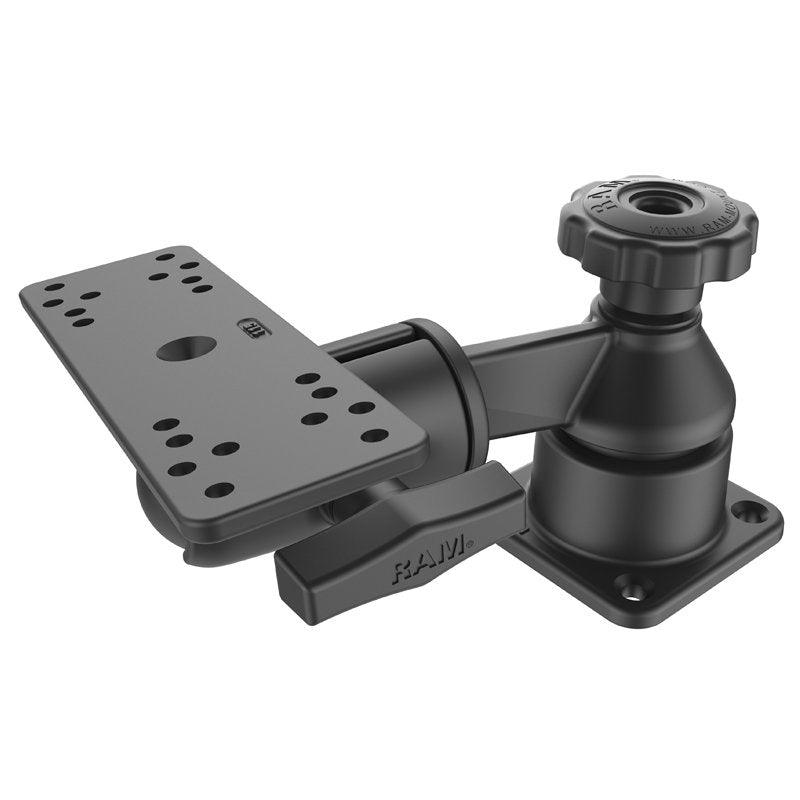 RAM Mount - Horizontal Single Arm Ball Mount - Gimbal Bracket - RAM-109HSB