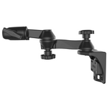 RAM Mount - Vertical Mounting Base with Double 6" Swing Arm & Swivel Single Socket for 1.5" Balls - RAM-109VS-5NBU