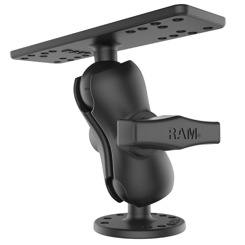 RAM Mount - Marine Electronics Mount Short Arm Gimbal Bracket - RAM-111U-B