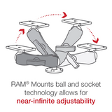 RAM Mount - FISHFINDER MOUNT FOR THE HUMMINBIRD HELIX 7 - RAM20224202