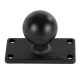 RAM Mount - 1.5" x 3" Rectangle Base with 1.5" Ball - RAM-202U-153