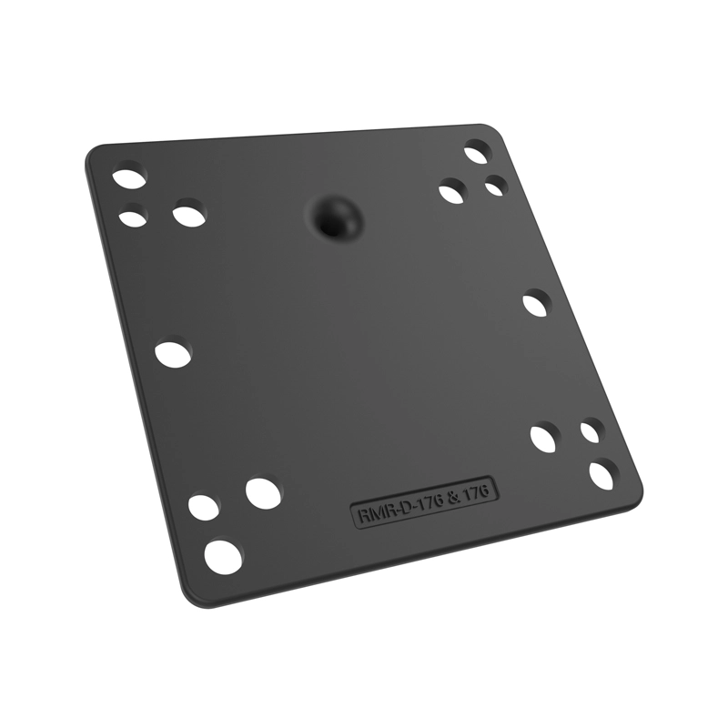 RAM Mount - 3.625" Square Plate with VESA Hole Pattern & 1.5" Ball - RAM-246U