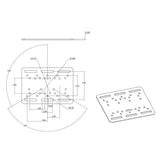 RAM Mount - Forklift Overhead Guard Plate with C Size 1.5" Ball - RAM-335-246