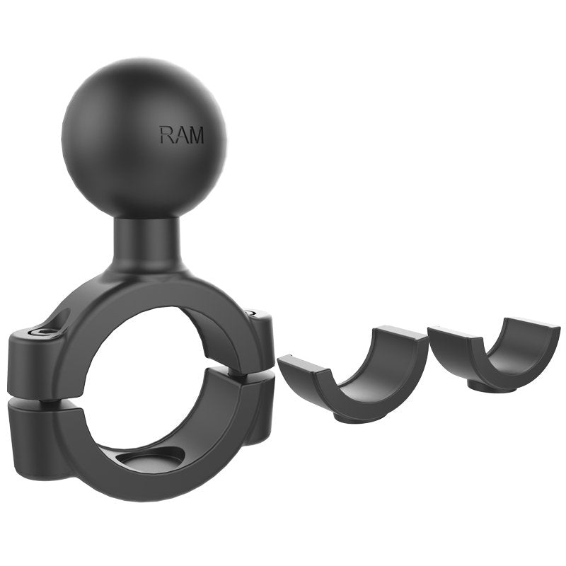 RAM Mount - Torque 1-1/8" - 1-1/2" Diameter Handlebar/Rail Base with C Size 1.5" Ball - RAM-408-112-15U