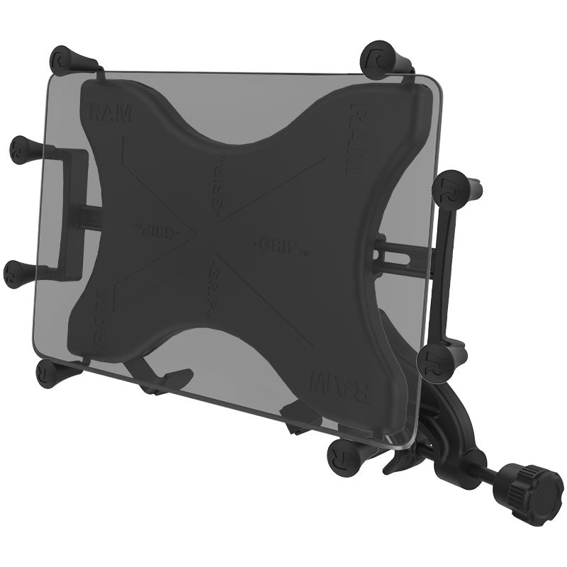 RAM Mount - Universal X-Grip III Large Tablet Holder - Fits New iPad - Includes Yoke Mount - RAM-B-121-UN9U