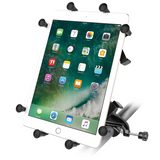 RAM Mount - Universal X-Grip III Large Tablet Holder - Fits New iPad - Includes Yoke Mount - RAM-B-121-UN9U