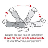 RAM Mount - Garmin dÄ“zl Series Flat Surface Mount - RAM-B-138-GA43