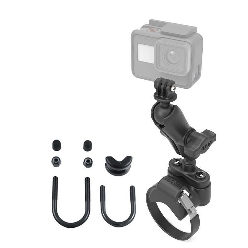 RAM Mount - GoPro Hero ATV/UTV Strap Clamp Roll Bar Mount - RAM-B-149Z-2-GOP1U