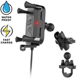 RAM Mount - Tough-Charge Waterproof Wireless Charging Motorcycle Mount - RAM-B-149Z-A-UN12W-V7M