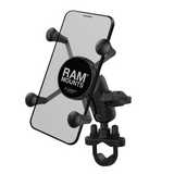 RAM Mount - X-Grip Phone Mount w/Handlebar U-Bolt Base - RAM-B-149Z-A-UN7U