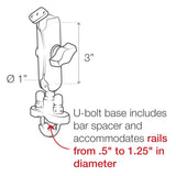 RAM Mount - Base UBolt Mount - Requires RAM Cradle - RAM-B-149ZU