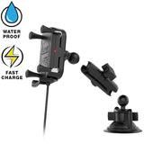 RAM Mount - Tough-Charge Waterproof Wireless Charging Suction Cup Mount - RAM-B-166-UN12W