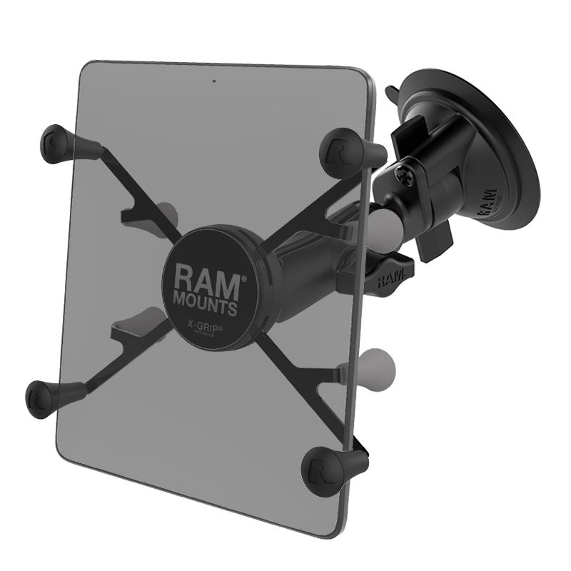 RAM Mount - Twist Lock Suction Cup Base with Universal X-Grip II - RAM-B-166-UN8U