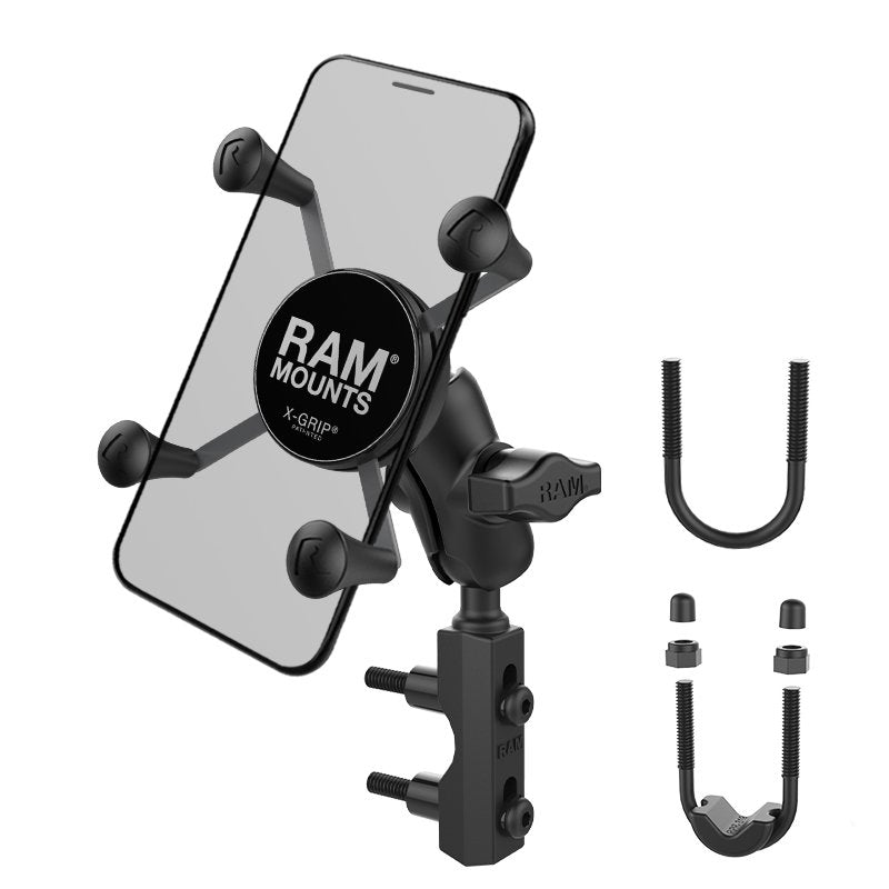 RAM Mount - X-Grip Phone Mount with Motorcycle Brake/Clutch Reservoir Base - RAM-B-174-A-UN7U