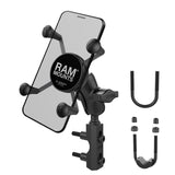 RAM Mount - X-Grip Phone Mount with Motorcycle Brake/Clutch Reservoir Base - RAM-B-174-A-UN7U