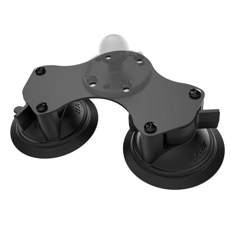 RAM Mount - Double Suction Cup Base - RAM-B-189BU