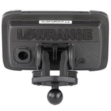 RAM Mount - B Size 1" Fishfinder Ball Adapter for the Lowrance Hook2 Series - RAM-B-202-LO12