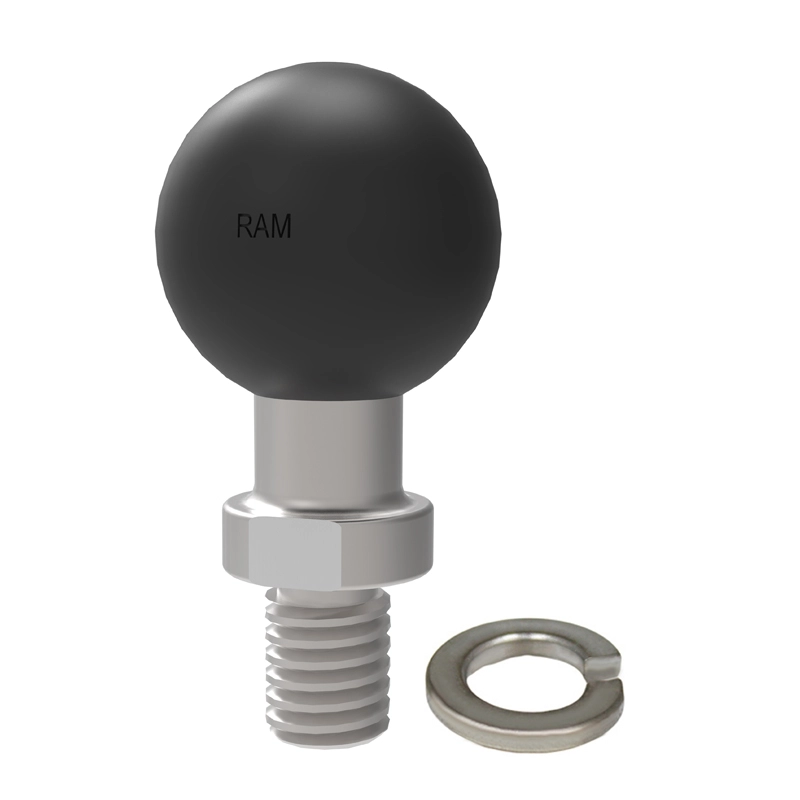 RAM Mount - 1" Ball Connected to 3/8"-16 Threaded Post - RAM-B-236U