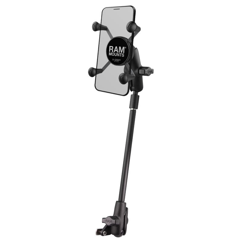 RAM Mount - X-Grip Phone Mount for Wheelchair Seat Tracks - RAM-B-238-WCT-9-UN7