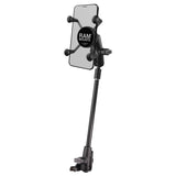 RAM Mount - X-Grip Phone Mount for Wheelchair Seat Tracks - RAM-B-238-WCT-9-UN7