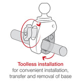 RAM Mount - Tough-Claw with Short Arm & 1/4"-20 Post - RAM-B-400-A-366U