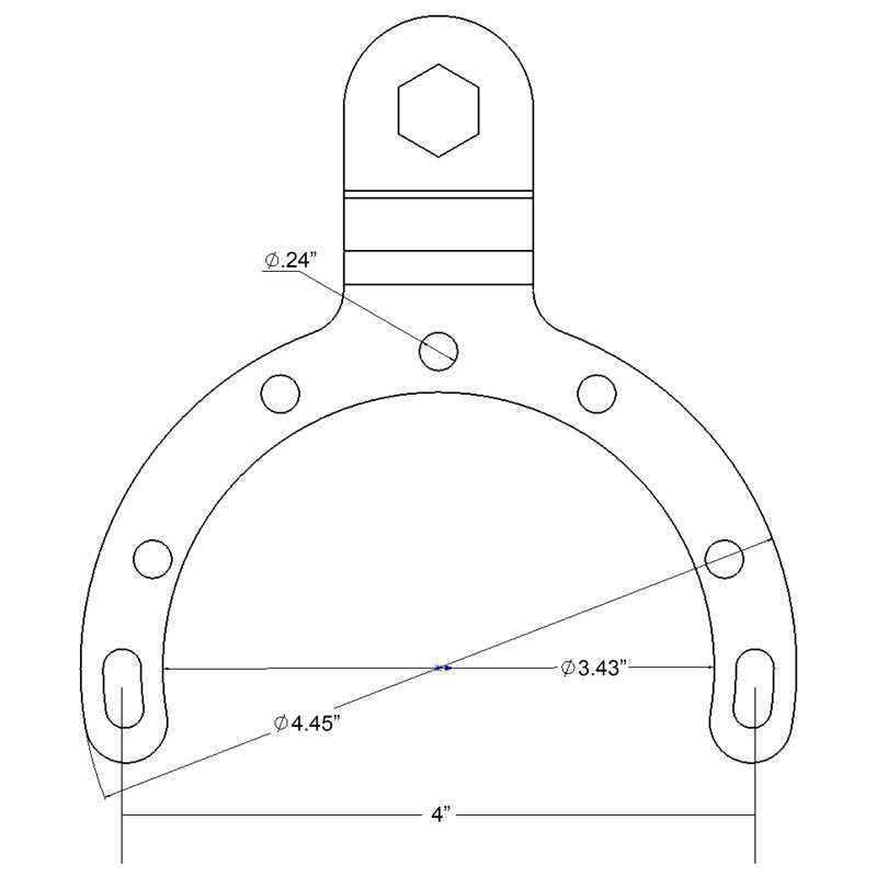 Ram Mount - Gas Tank Base with 1" Ball for BMW and Kawasaki Motorcycles - RAM-B-411U