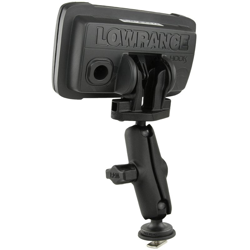 RAM Mount - Fishfinder Mount for Lowrance Hook2Series - 1" Track Mount - RAM-B-LO12-354-TRA1