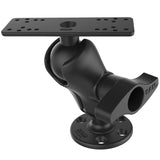 Ram Mount - Universal D Size Ball Mount with Short Arm for 9"-12" Fishfinders and Chartplotters - RAM-D-115-C